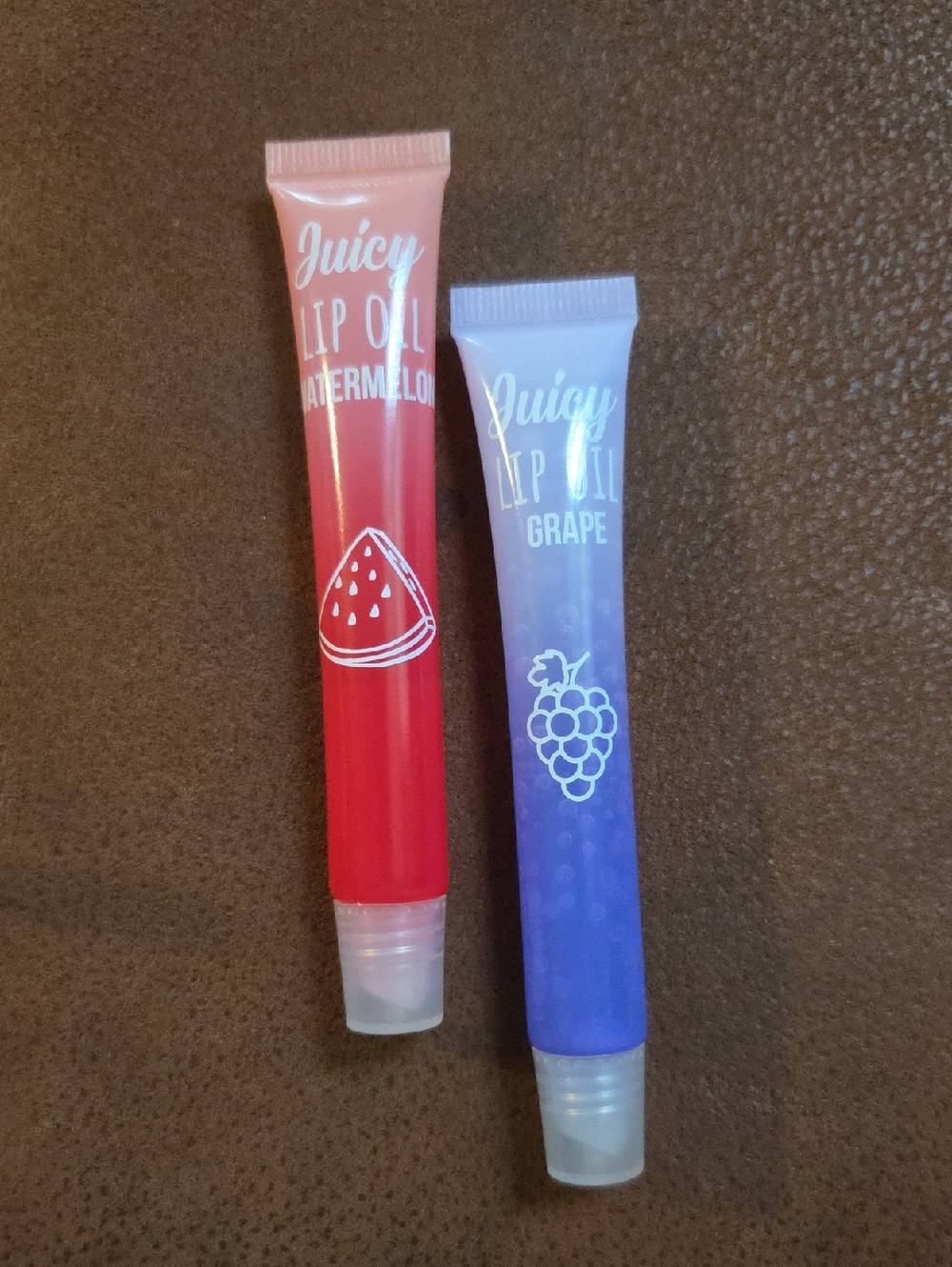Juicy Lip Oil Duo - Grape (Purple) & Watermelon (Red)